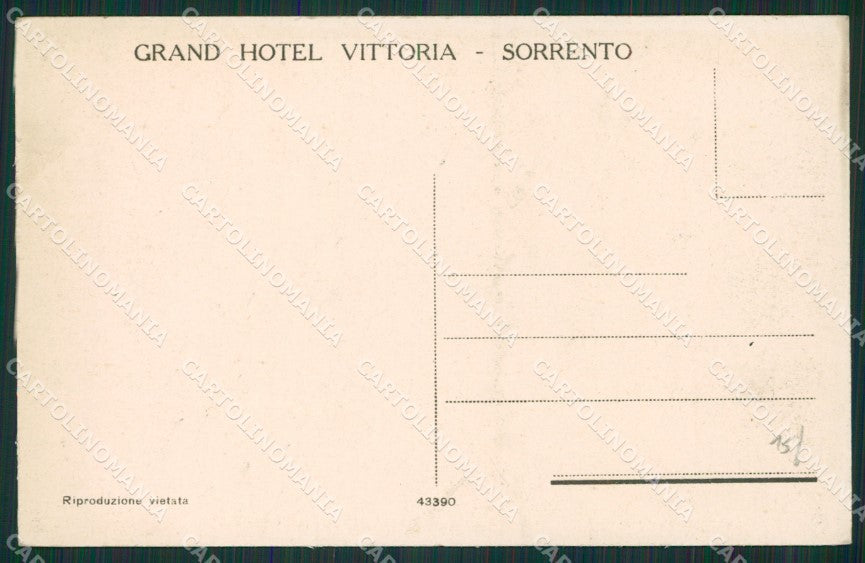 Napoli Sorrento cartolina KV2682 – retro