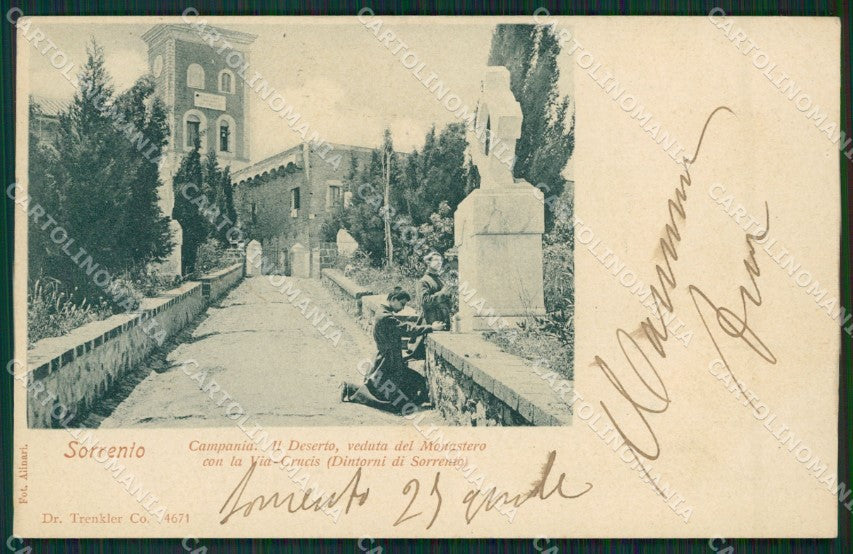 Napoli Sorrento PIEGA cartolina KV2684 – fronte