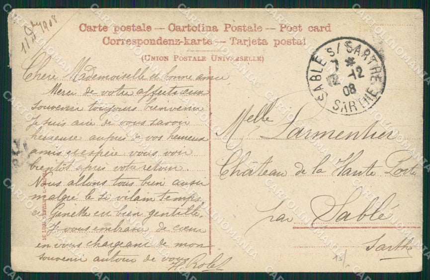 Napoli Sorrento Costumi cartolina KV2689 – retro