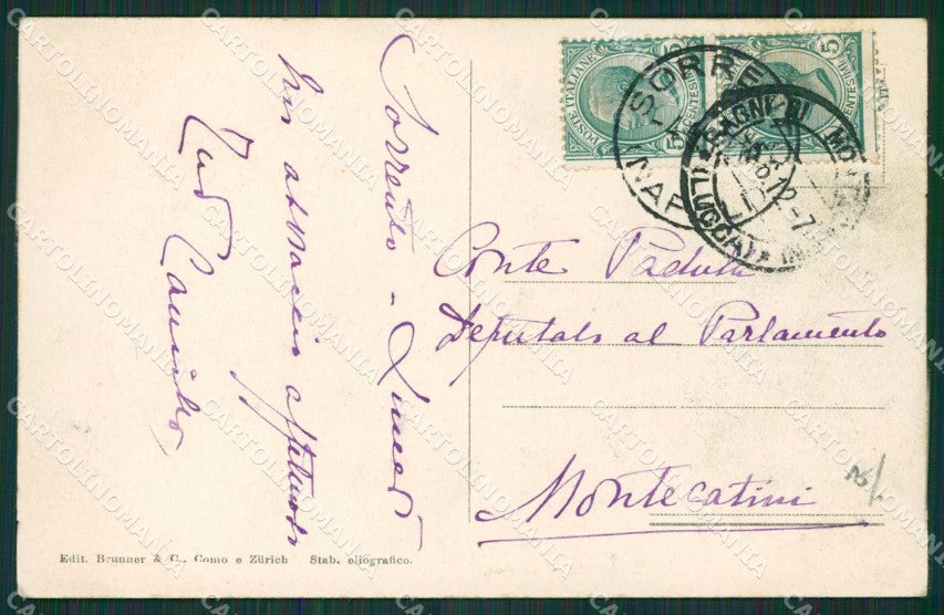 Napoli Sorrento cartolina KV2695 – retro