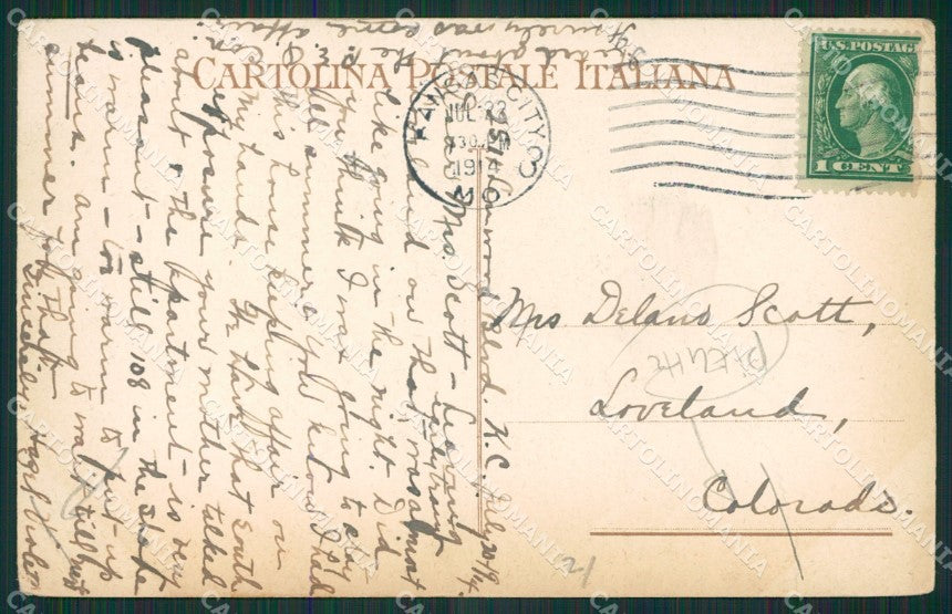 Napoli Sorrento PIEGHE cartolina KV2704 – retro