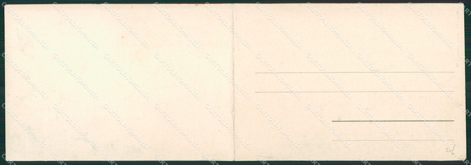 Napoli Sorrento DOPPIA cartolina KV2705 – retro
