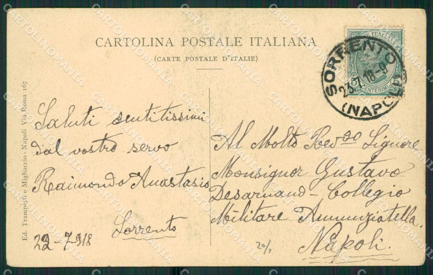 Napoli Massa Lubrense cartolina KV2711 – retro