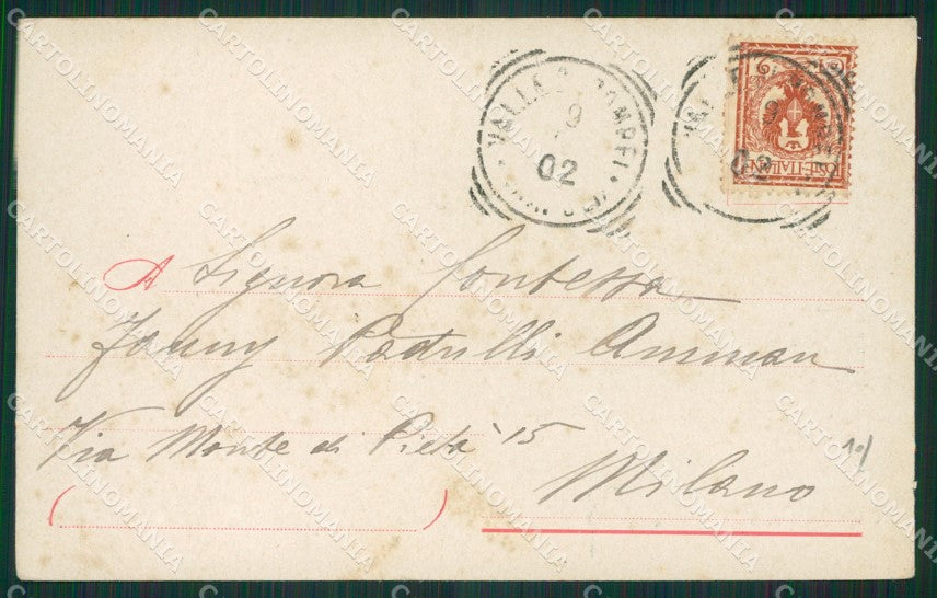 Napoli Pompei cartolina KV2716 – retro