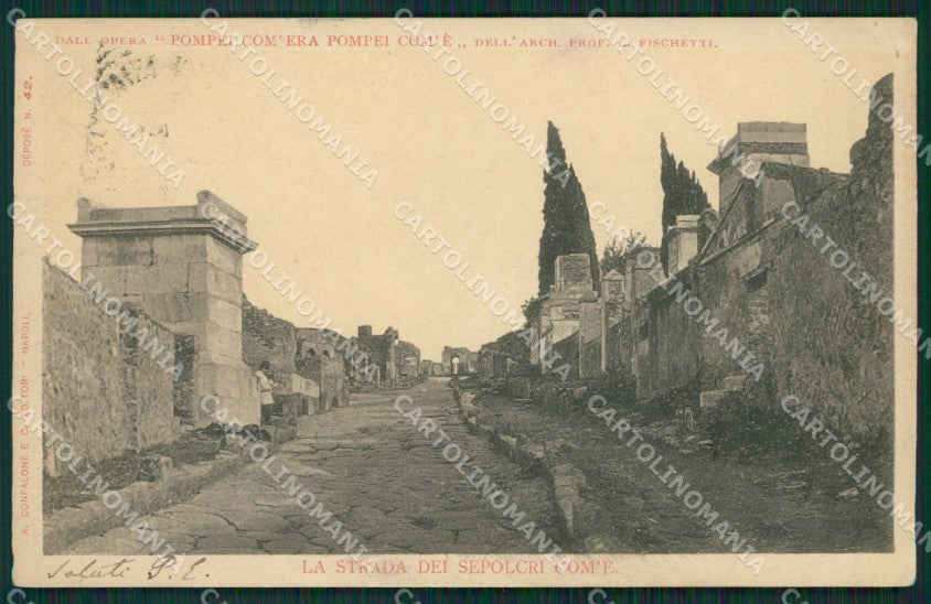 Napoli Pompei cartolina KV2717 – fronte