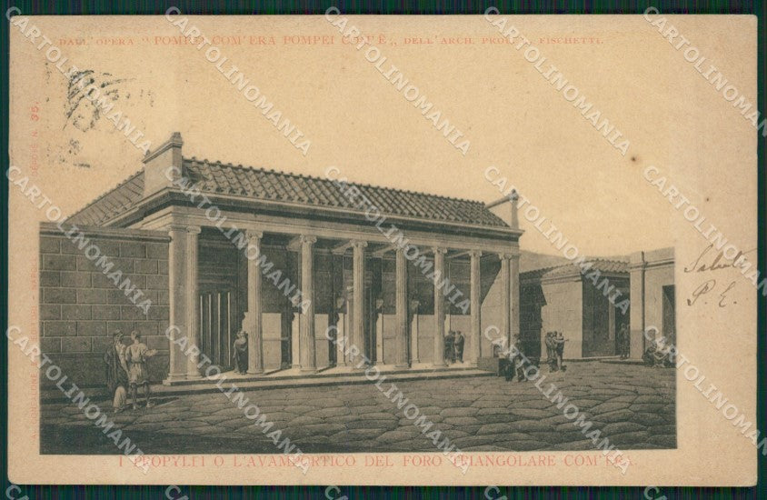 Napoli Pompei cartolina KV2718 – fronte