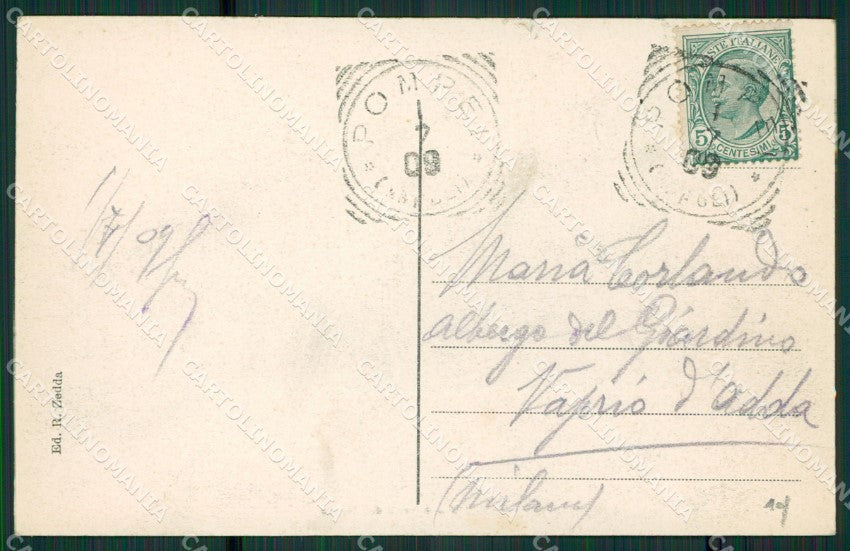 Napoli Pompei cartolina KV2726 – retro
