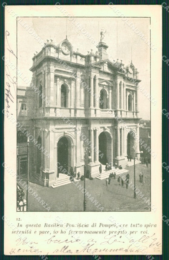 Napoli Pompei cartolina KV2727 – fronte