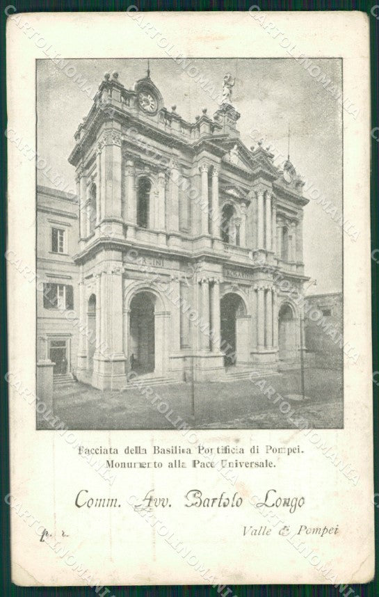 Napoli Pompei PIEGHINE cartolina KV2729 – fronte
