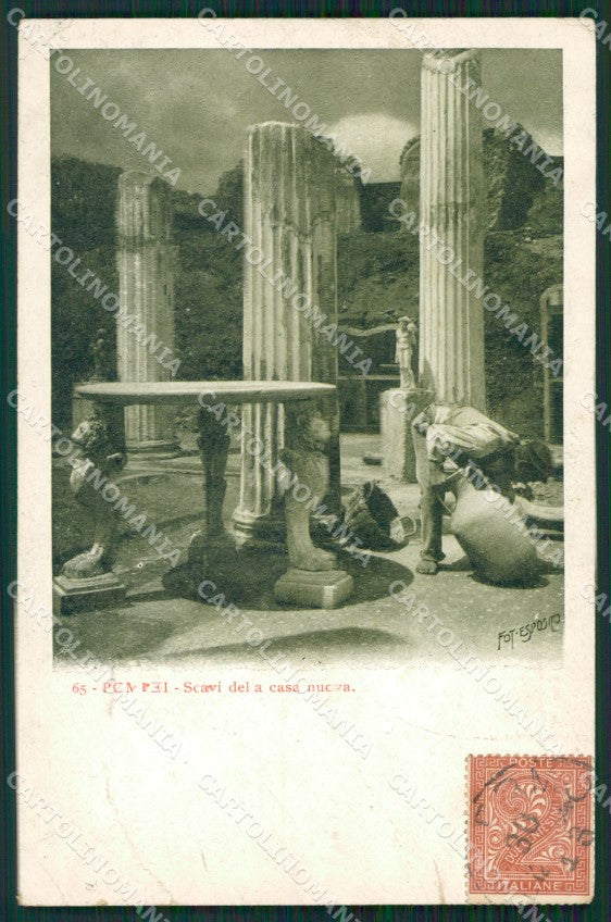 Napoli Pompei STRAPPINO cartolina KV2733 – fronte