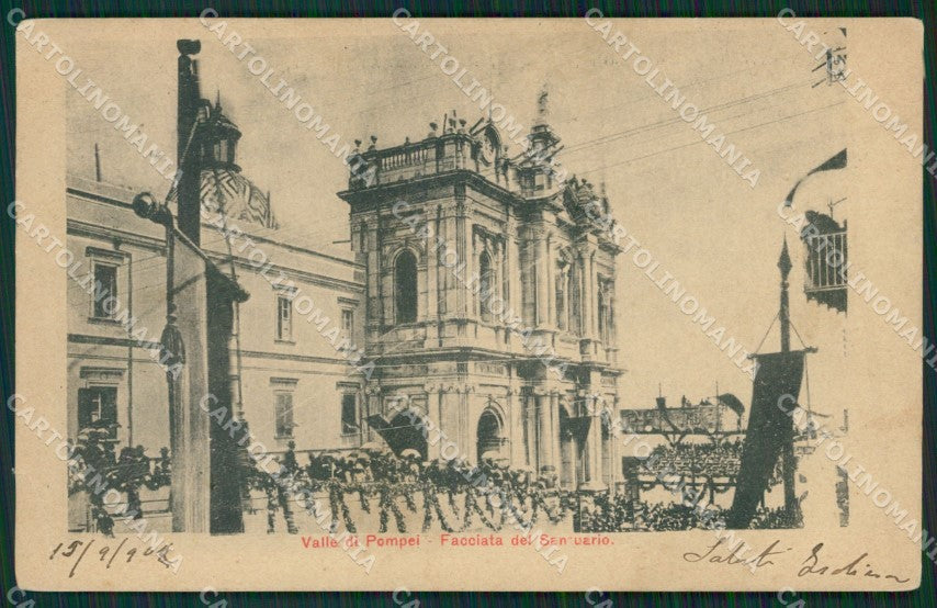 Napoli Pompei STRAPPINO PIEGA cartolina KV2751 – fronte