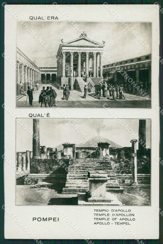 Napoli Pompei Foto cartolina KV2768 – fronte