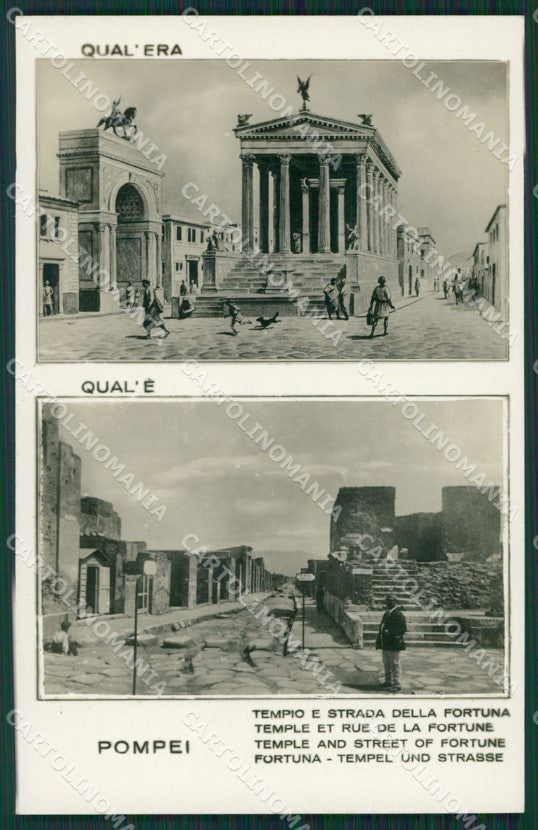 Napoli Pompei Foto cartolina KV2769 – fronte