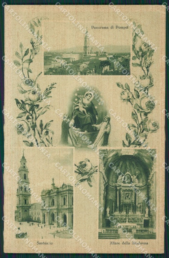 Napoli Pompei cartolina KV2777 – fronte