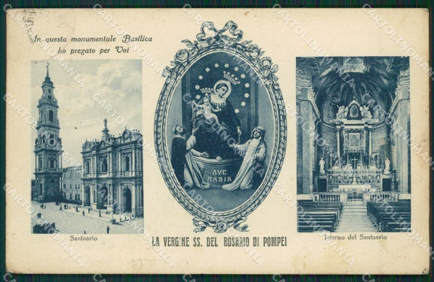 Napoli Pompei cartolina KV2779 – fronte