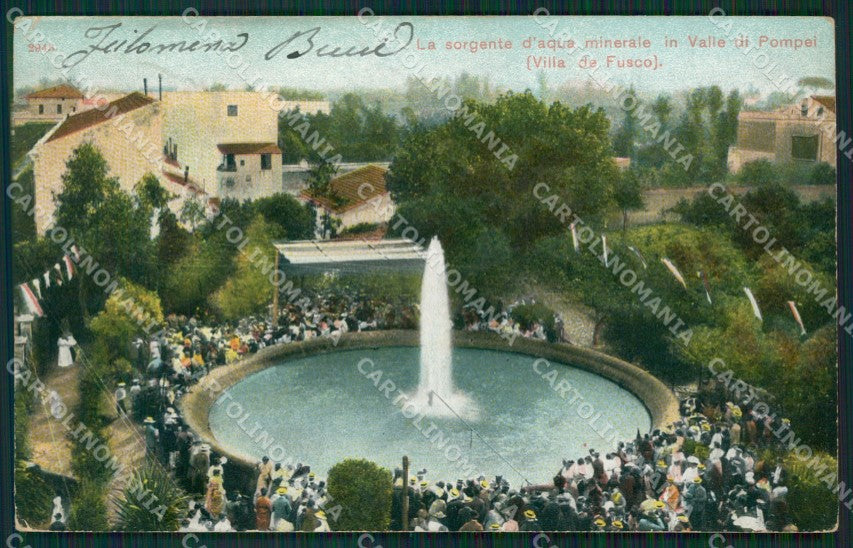 Napoli Pompei Sorgente cartolina KV2793 – fronte