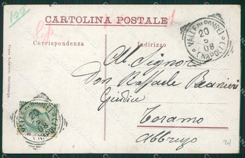 Napoli Pompei Sorgente cartolina KV2793 – retro