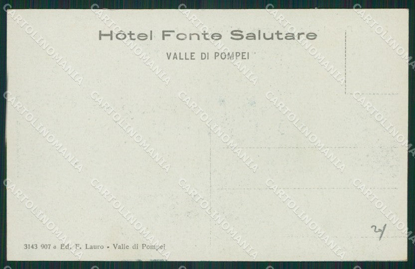 Napoli Pompei cartolina KV2794 – retro
