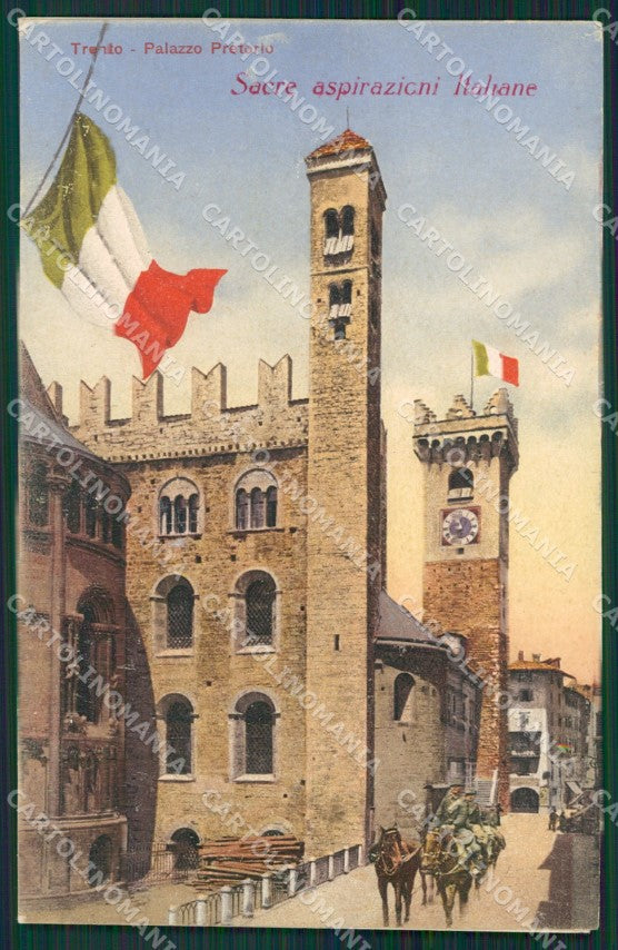 Trento Città SCOLLATA cartolina KV2803 – fronte