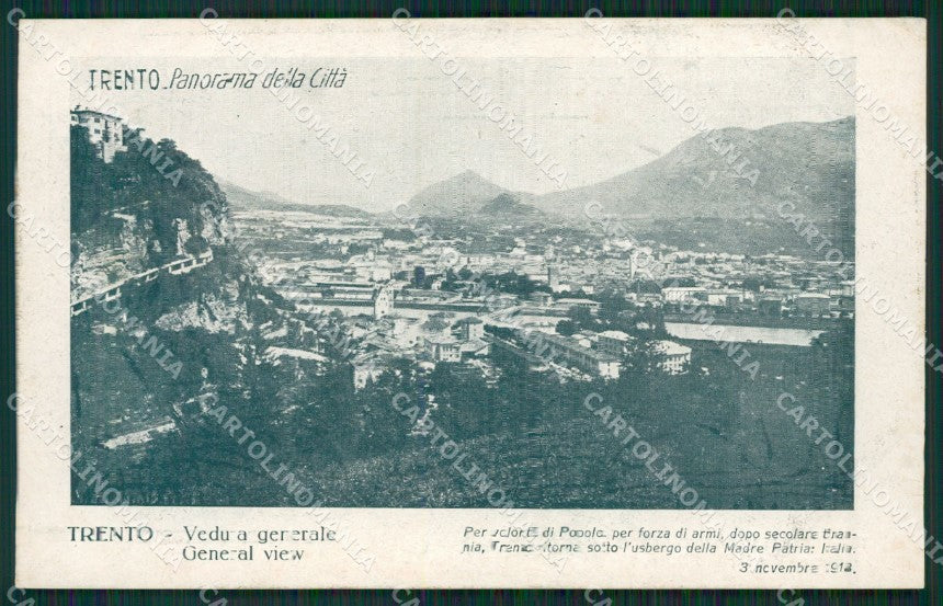 Trento Città cartolina KV2812 – fronte