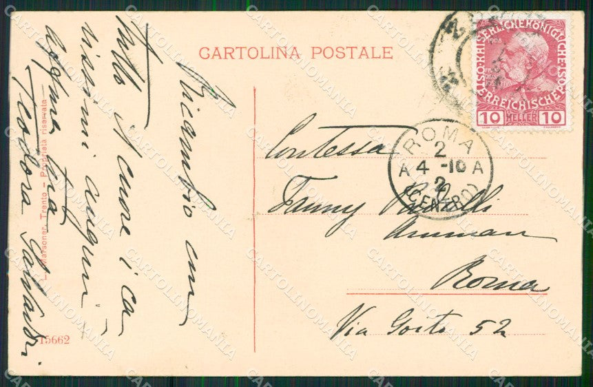 Trento Città cartolina KV2836 – retro