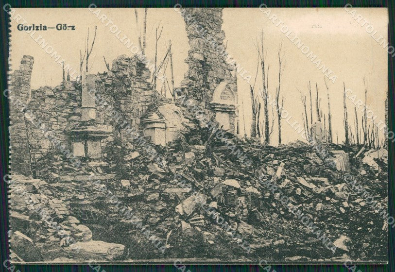 Gorizia Città ABRASA cartolina KV2856 – fronte