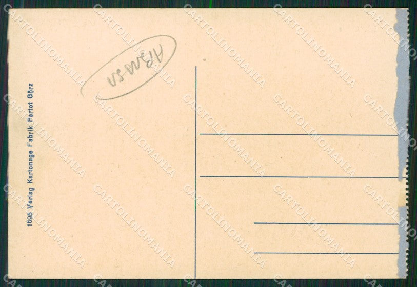 Gorizia Città ABRASA cartolina KV2856 – retro