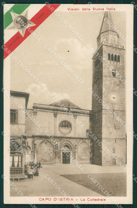 Slovenia Capodistria cartolina KV2874 – fronte