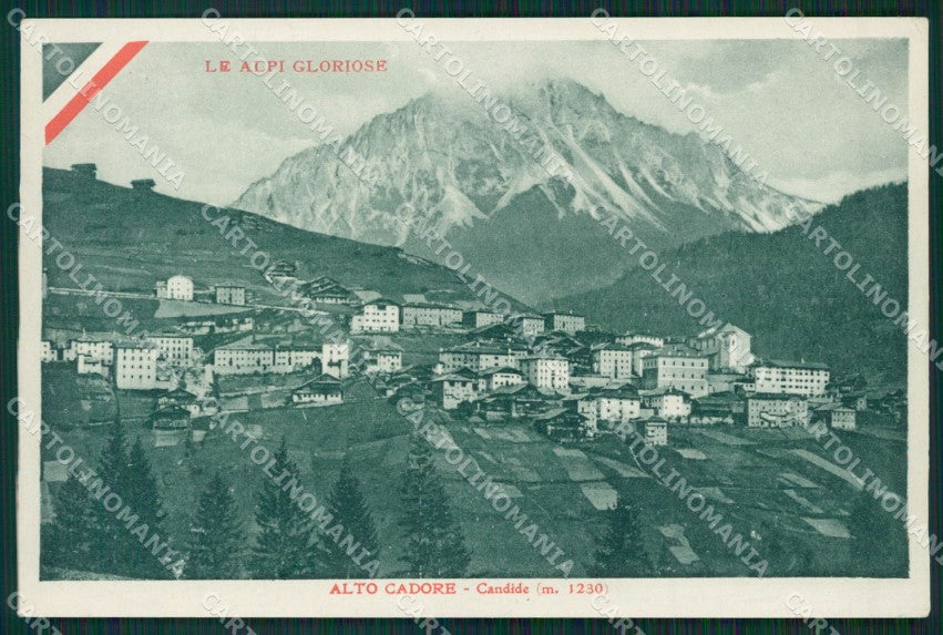 Belluno Comelico Superiore Candide Carducci cartolina KV2877 – fronte