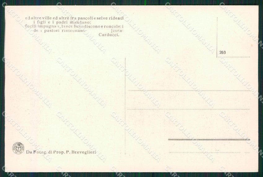Belluno Cortina d'Ampezzo Carducci cartolina KV2879 – retro