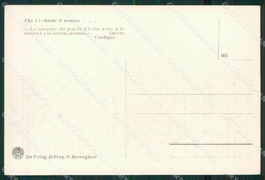 Belluno Cortina d'Ampezzo Carducci cartolina KV2882 – retro