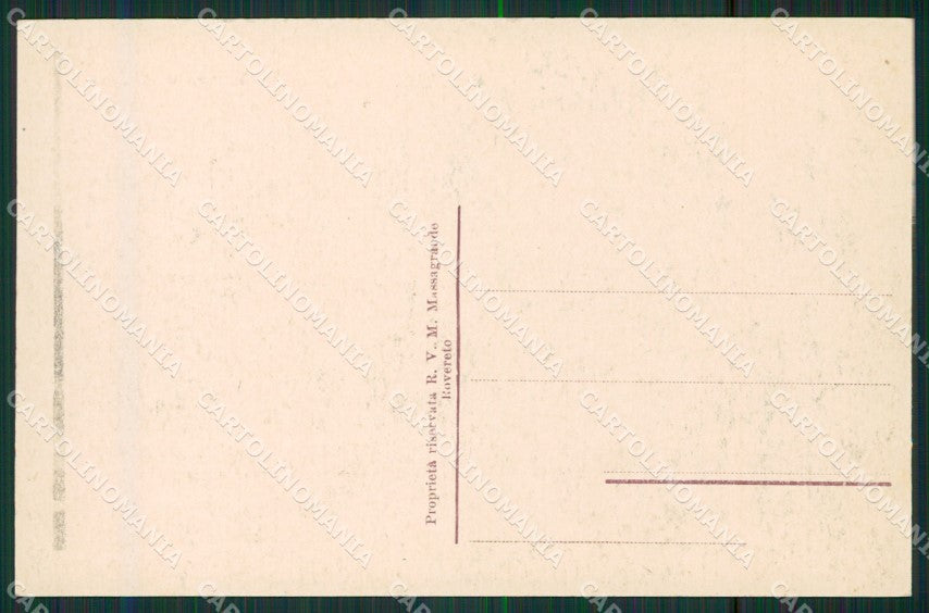 Trento Rovereto cartolina KV2887 – retro