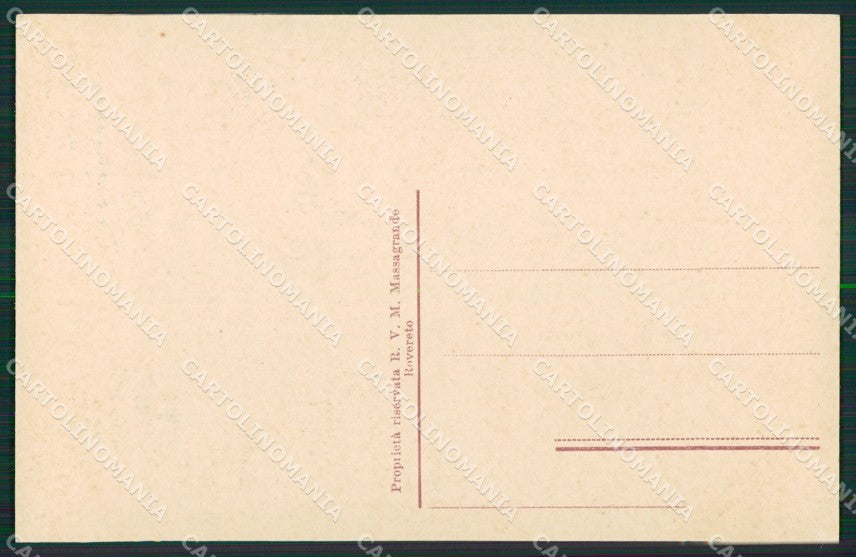 Trento Rovereto Campana cartolina KV2889 – retro