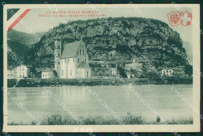 Trento Città ABRASA cartolina KV2905 – fronte