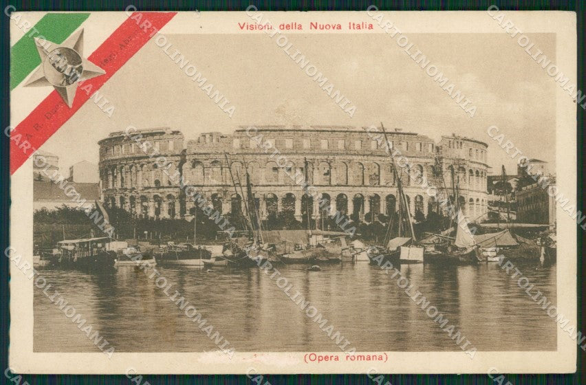 Croazia Pola ABRASA STRAPPINO cartolina KV2913 – fronte