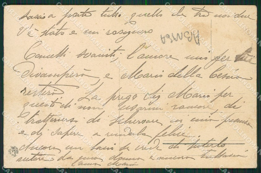 Trieste Città ABRASA cartolina KV2916 – retro