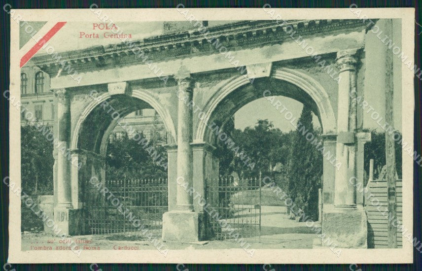 Croazia Pola Carducci cartolina KV2940 – fronte