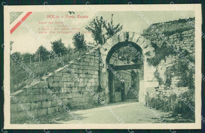 Croazia Pola Carducci cartolina KV2941 – fronte