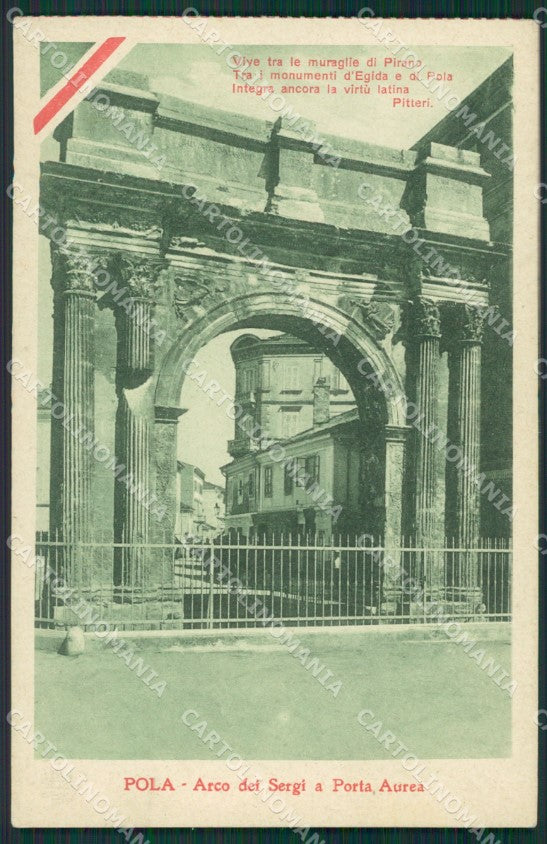 Croazia Pola Pitteri cartolina KV2942 – fronte