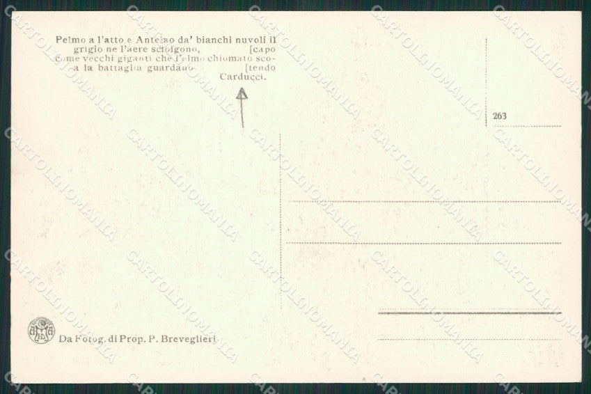Belluno Selva di Cadore Carducci cartolina KV2949 – retro