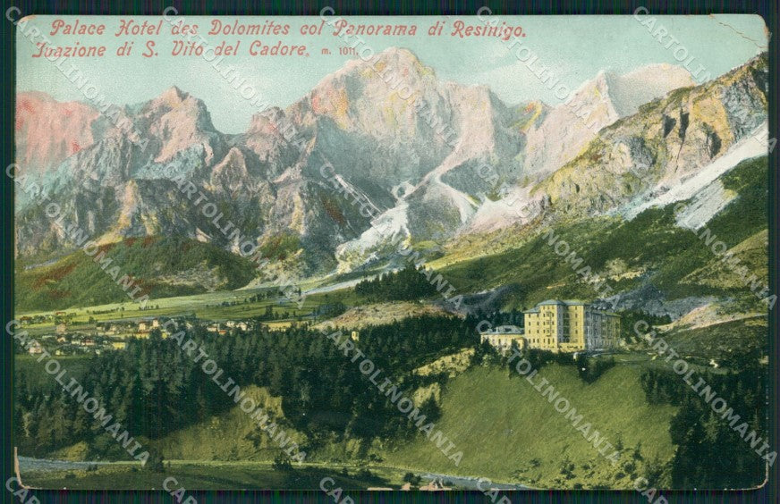 Belluno San Vito di Cadore STRAPPINO RIPARATA cartolina KV2954 – fronte