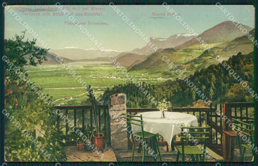 Bolzano Merano Mendola PIEGA cartolina KV2961 – fronte