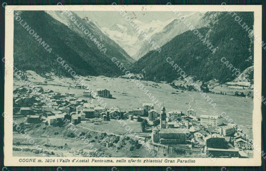 Aosta Cogne cartolina KV2965 – fronte