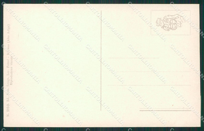 Bolzano Merano cartolina KV2967 – retro