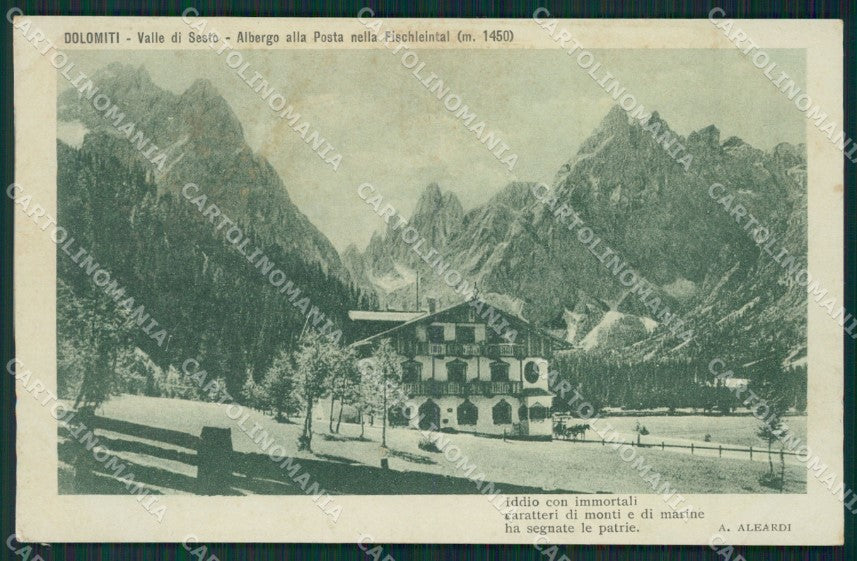 Bolzano Sesto Aleardi cartolina KV2972 – fronte