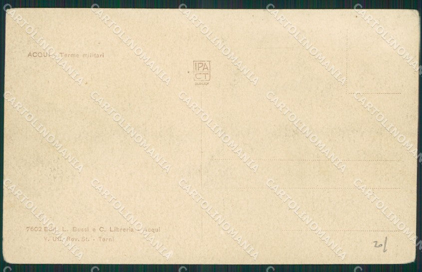Alessandria Acqui cartolina KV2992 – retro