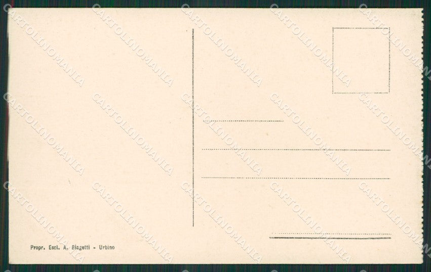 Pesaro Urbino cartolina KV3001 – retro