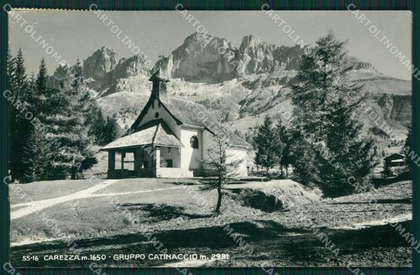 Bolzano Nova Levante Carezza Foto cartolina KV3011 – fronte