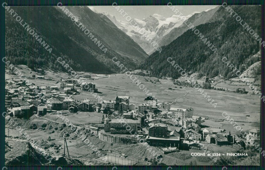 Aosta Cogne Foto cartolina KV3019 – fronte