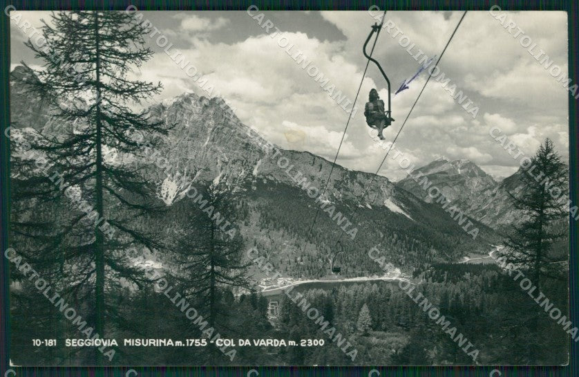 Belluno Auronzo di Cadore Misurina Seggiovia Foto cartolina KV3020 – fronte